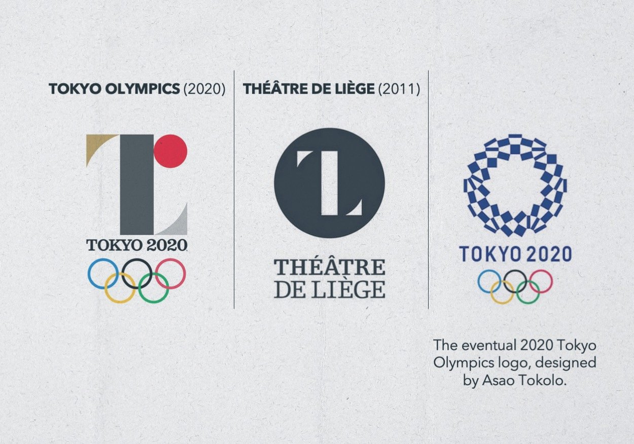 2020 Tokyo Olympics Logo vs Theatre De Liege