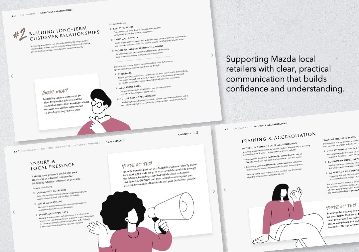 Supporting Mazda local retailers with clear, practical communication that builds confidence and understanding