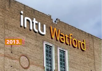Intu Watford signage circa 2013