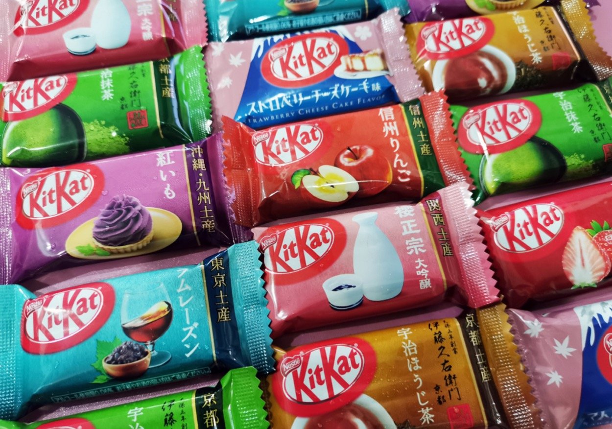 There's over 300 flavours of KitKat in Japan