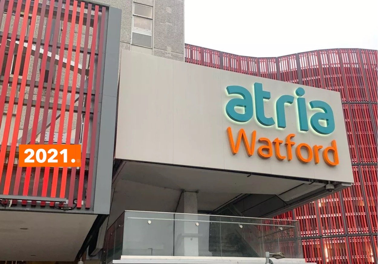 Atria Watford signage circa 2021