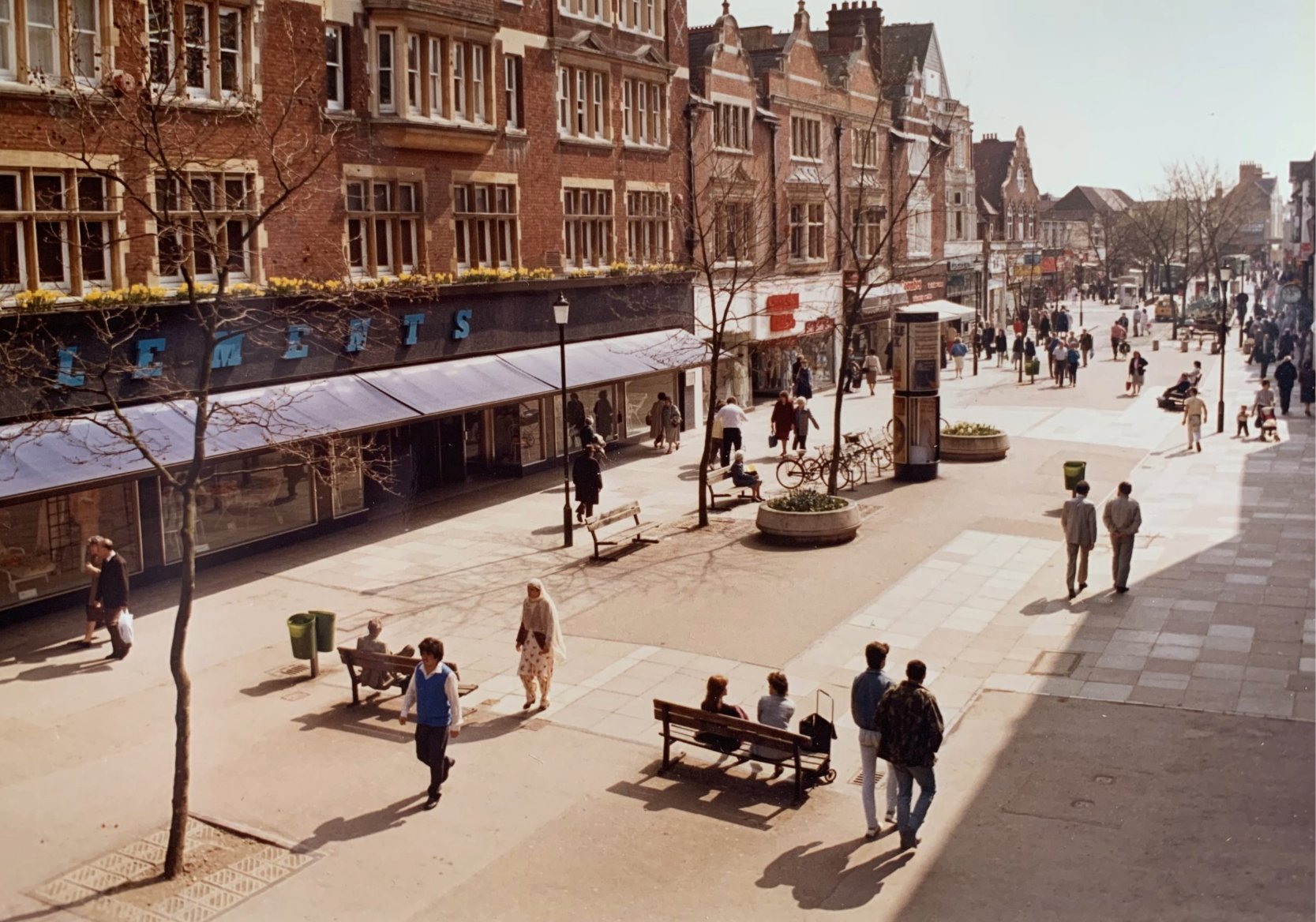 Watford High Street in the 1980s
