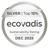 ecovadis Silver Sustainability Rating ecovadis Silver Sustainability Rating