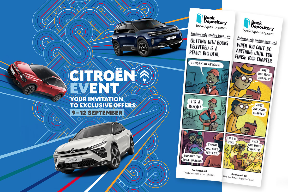 Creative Examples of Citroën and Book Depository work