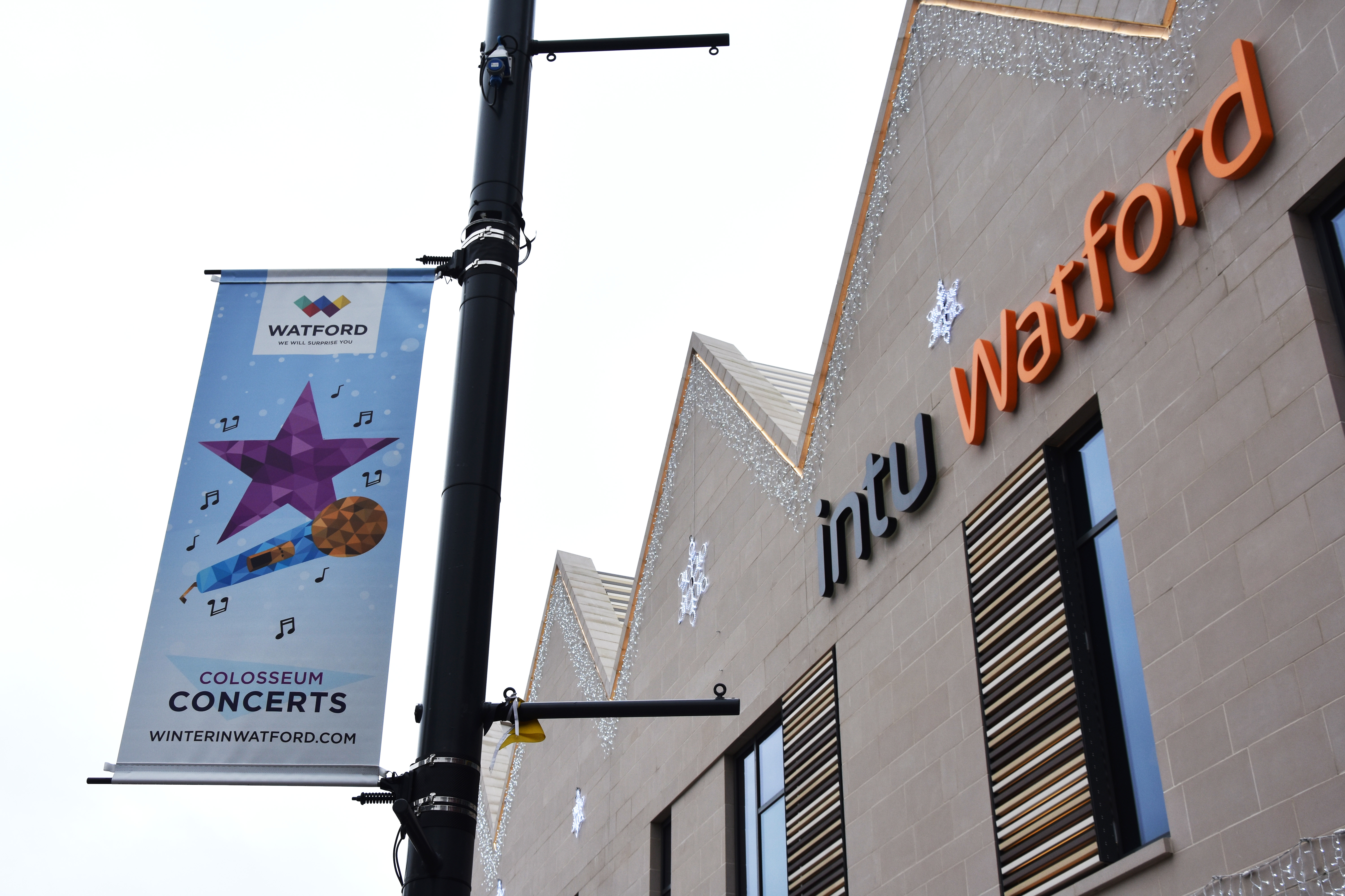 Watford High Street Watford BID Xmas Banners 3