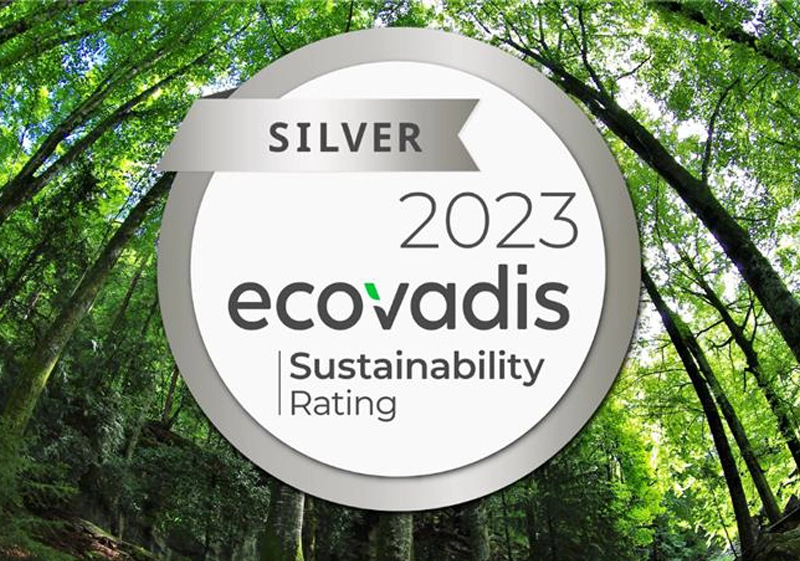 Our EcoVadis Silver medal