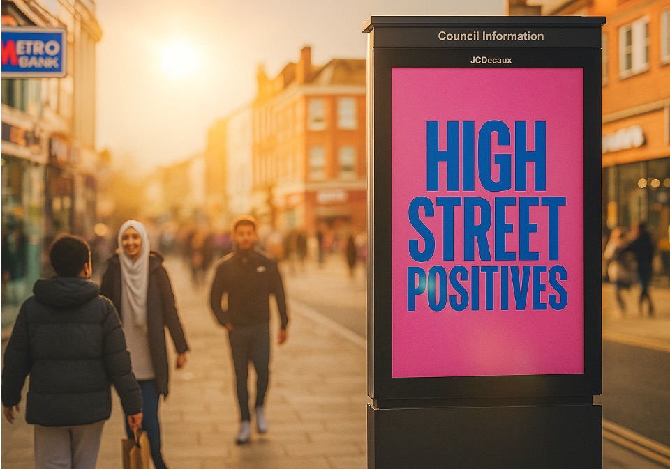 A picture of a positive high street